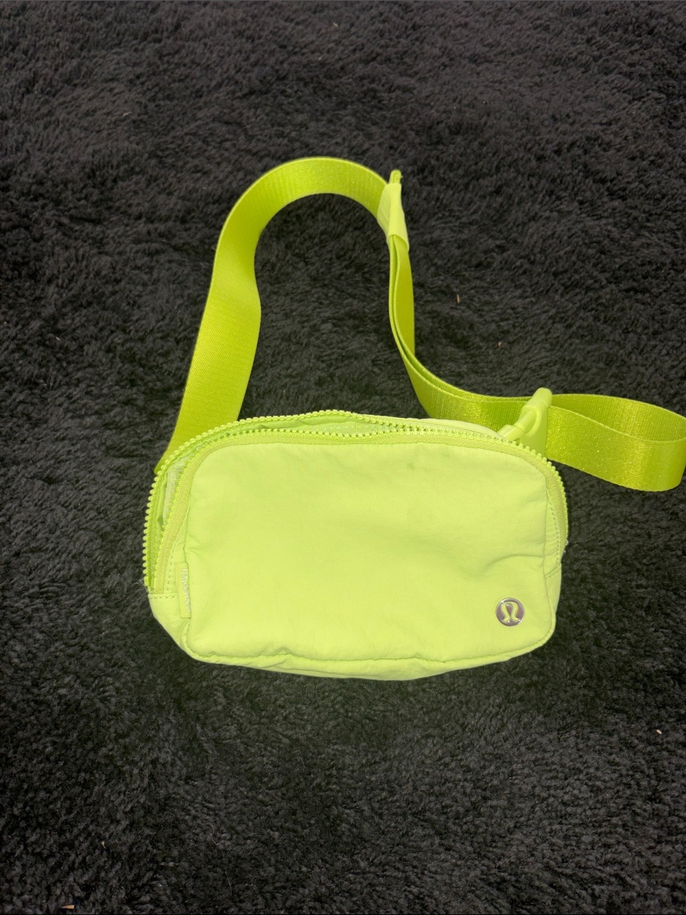 lululemon athletica Neon Lime Crossbody Belt Bag